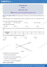 Đề thi học kì 2 Toán 6 - Đề số 1 - Cánh diều